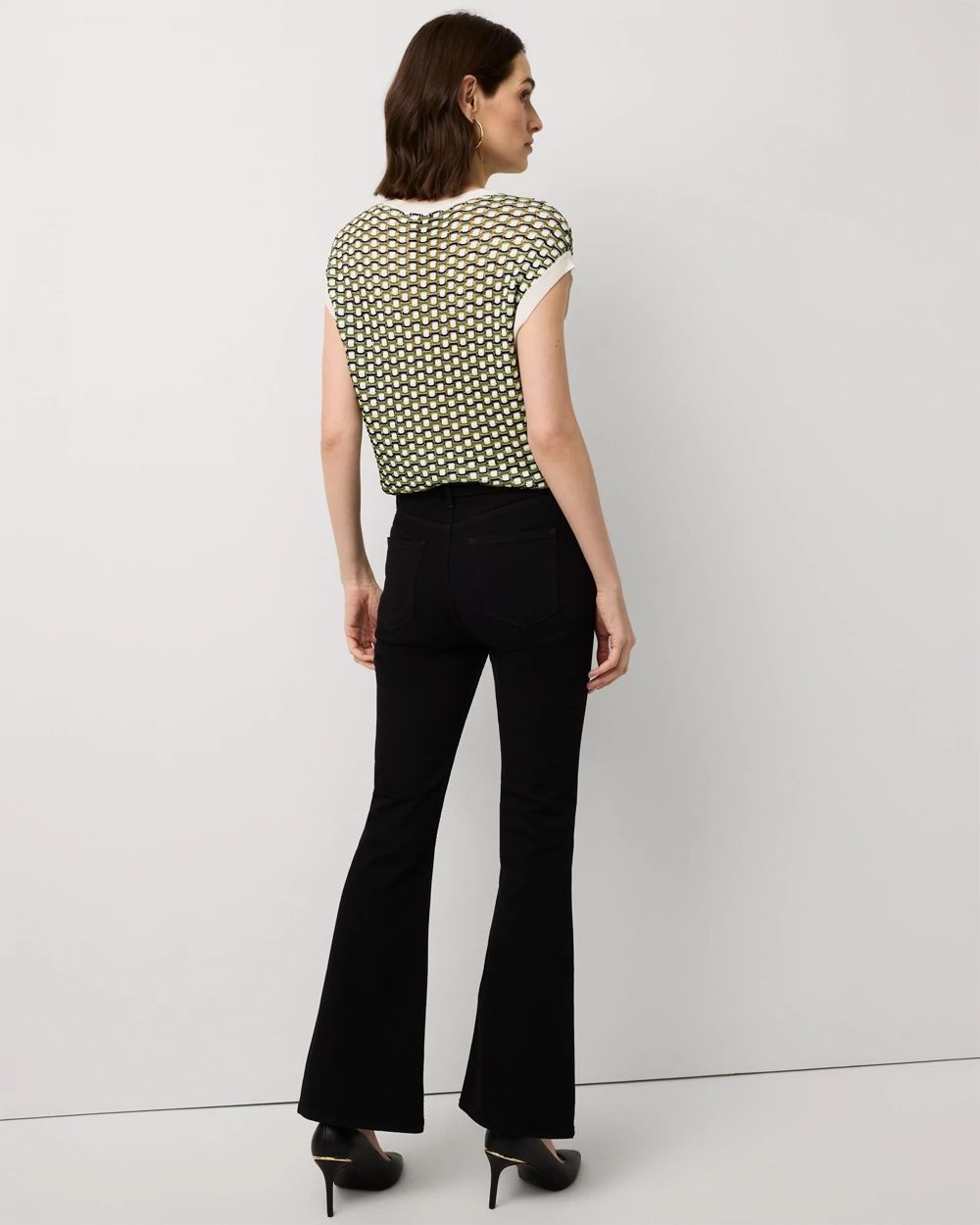 Petite High-Rise Flare Jean