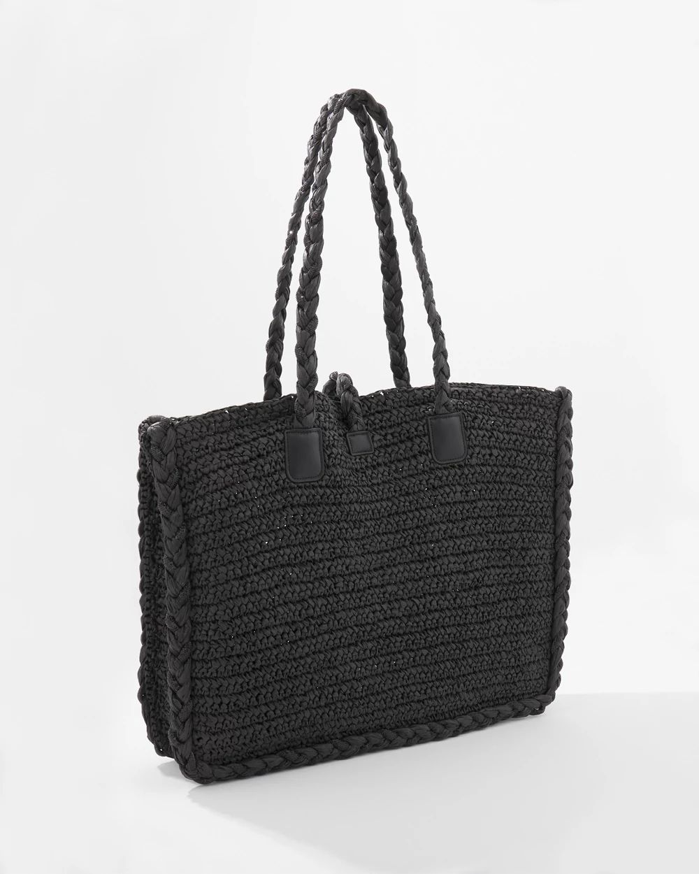 Braided Raffia Tote