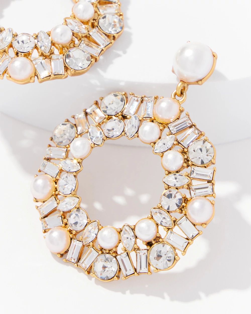 Frontal Hoop Statement Earrings