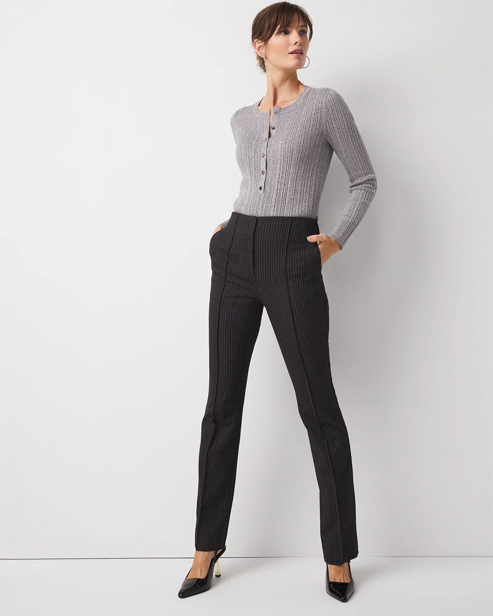 Lurex Henley Sweater