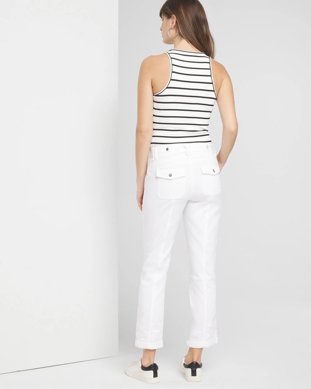 Petite Mid-Rise Pret-A-Pedi Crop Pants