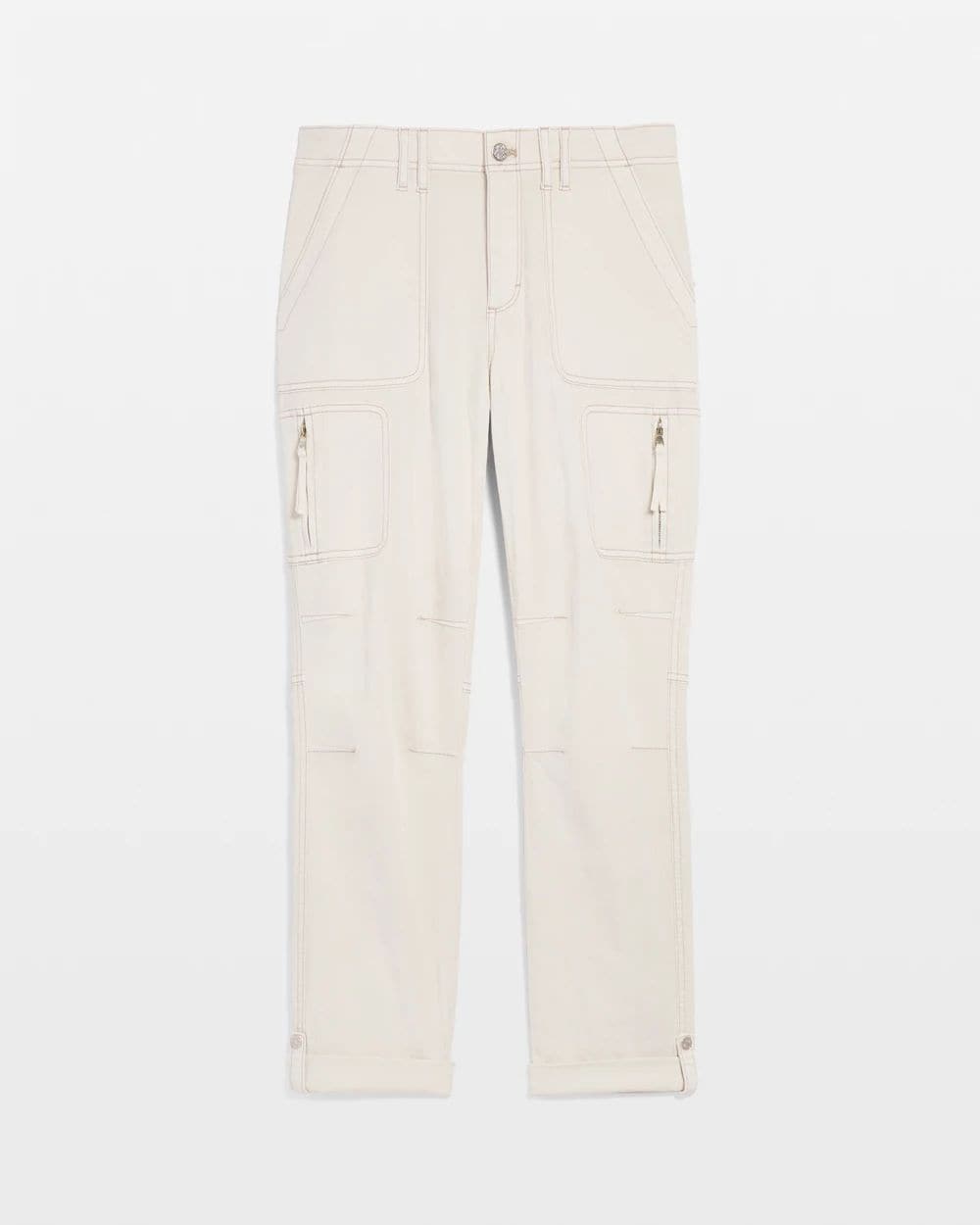 Mid-Rise Pret-A-Pedi Straight Cropped Pants