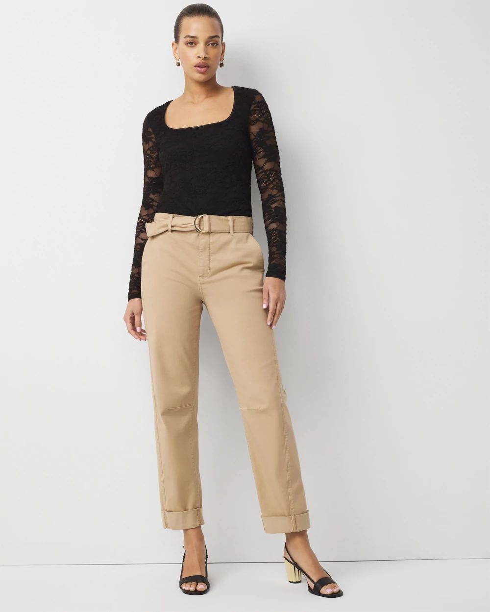 Pret High Rise Straight Ankle Pant