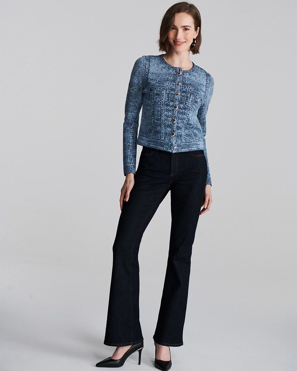 High-Rise Flare Jean