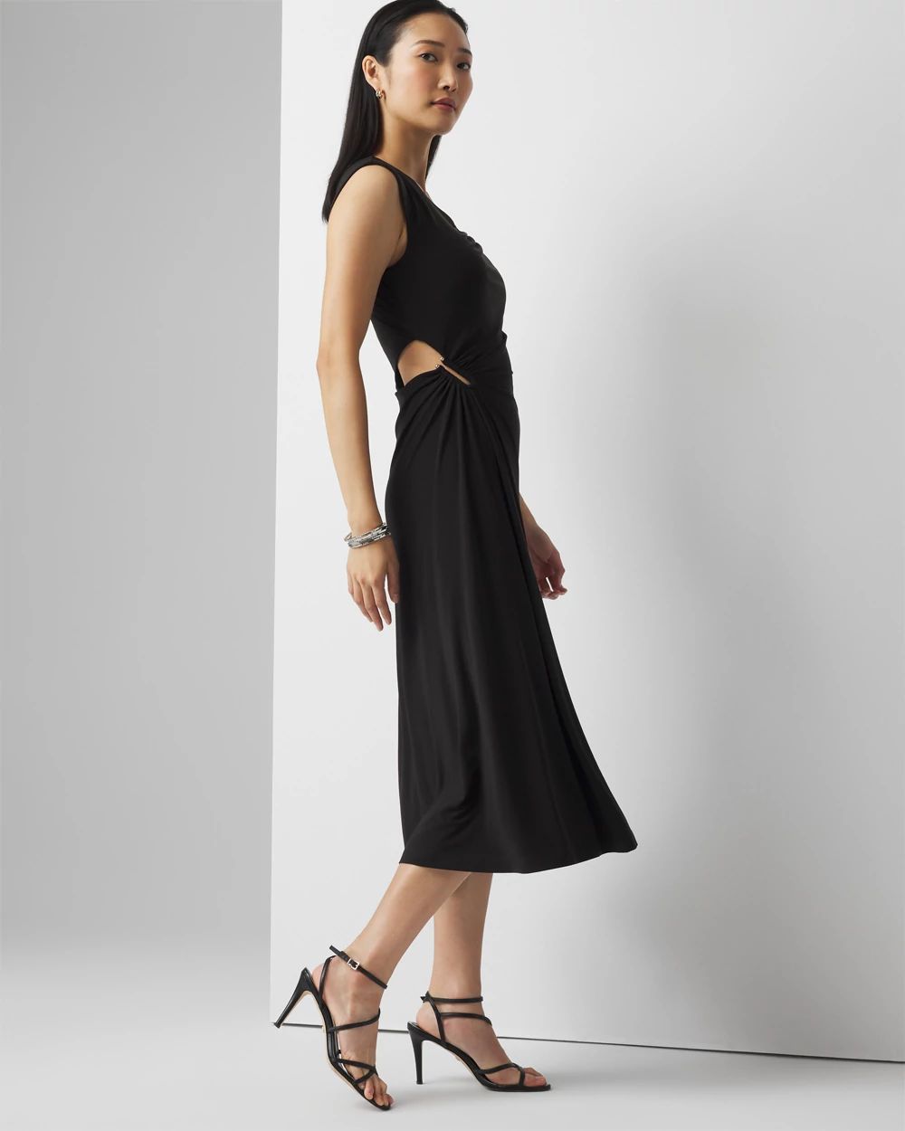 Petite Matte Jersey Midi Dress