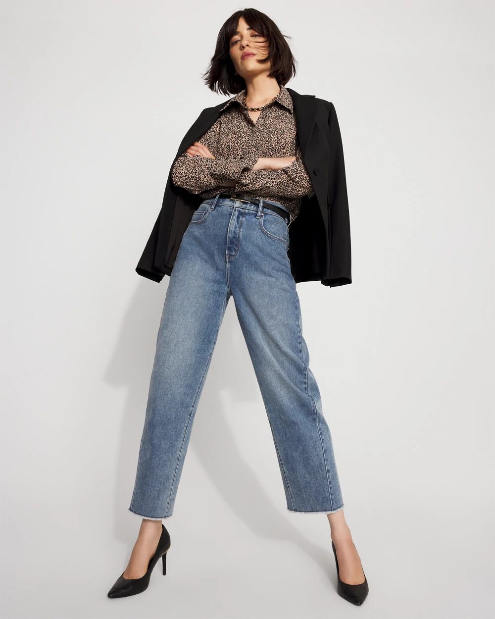 Extra High-Rise Barrel Jean