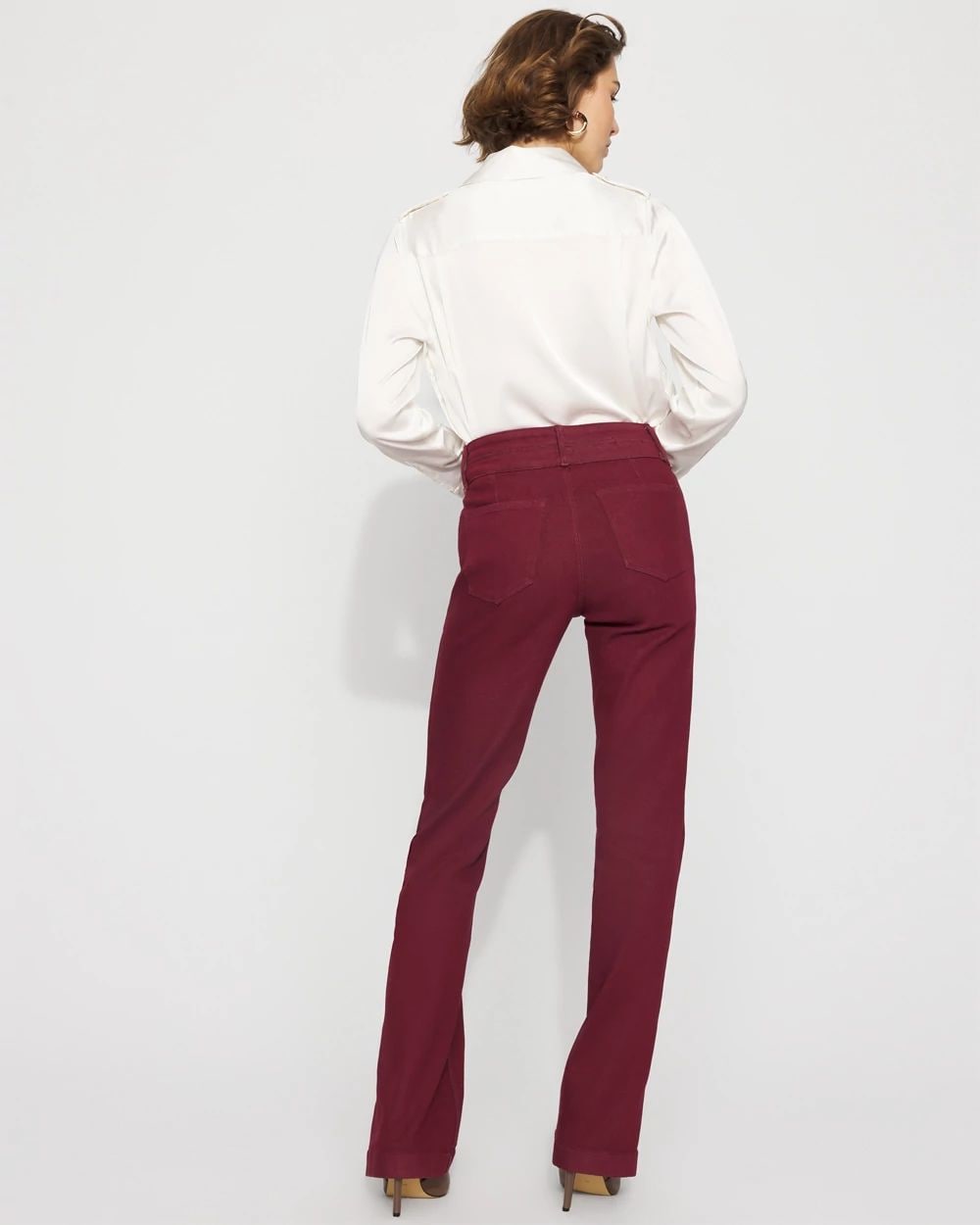 Extra High-Rise Double-Waist Trouser Jean
