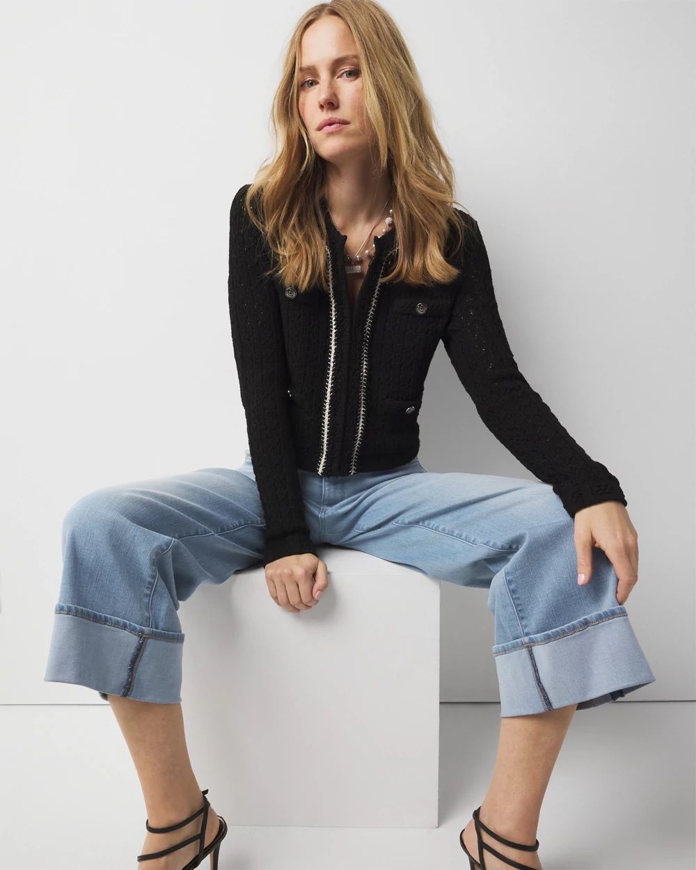 Novelty Trim Cardigan