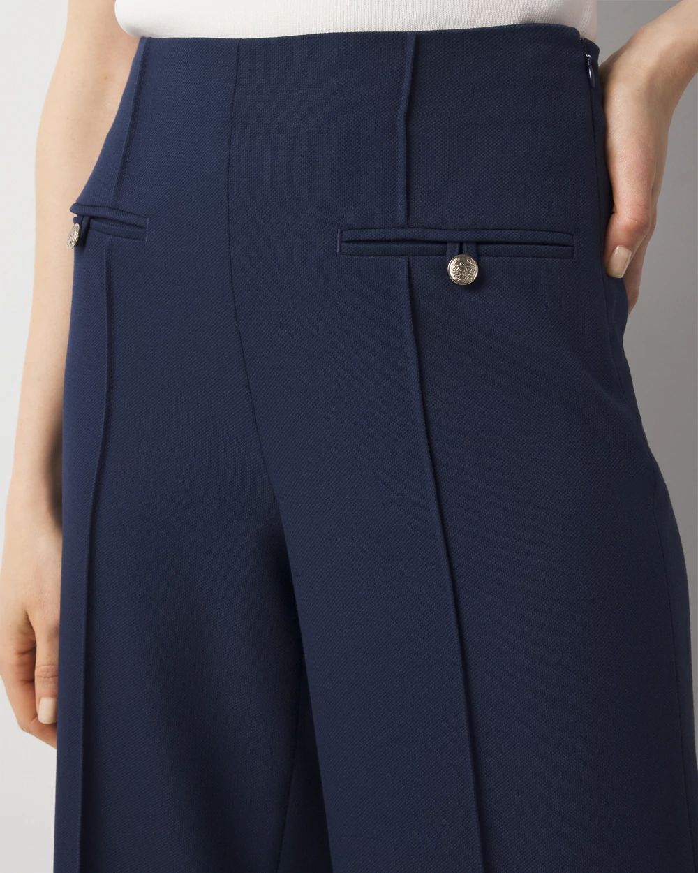 Cropped Wide Leg Pant