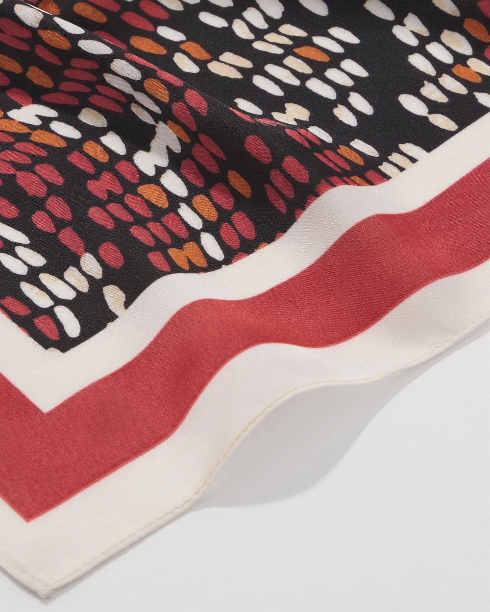 Snake Print Square Scarf