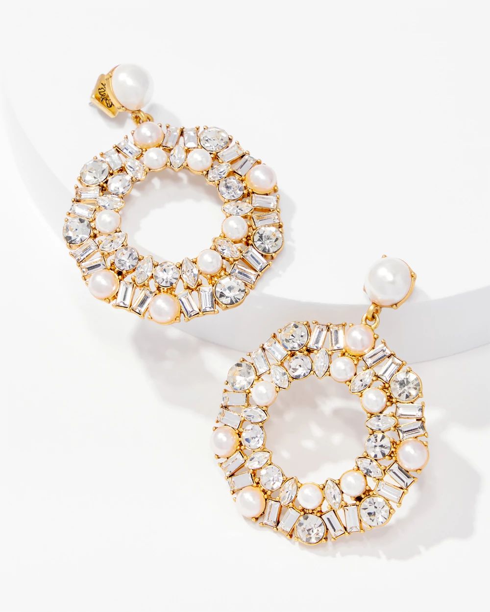 Frontal Hoop Statement Earrings