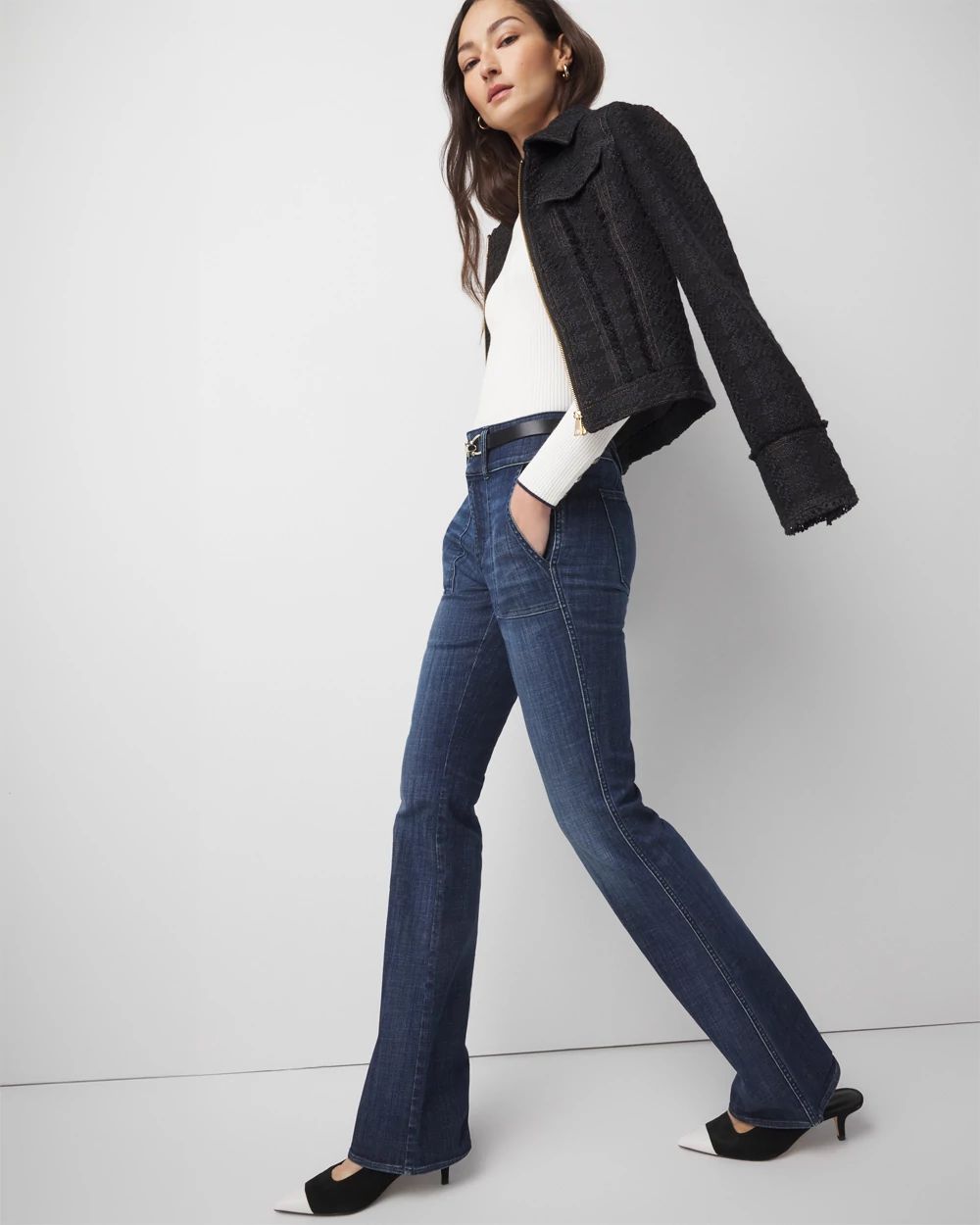 Ribbed Crewneck Pullover