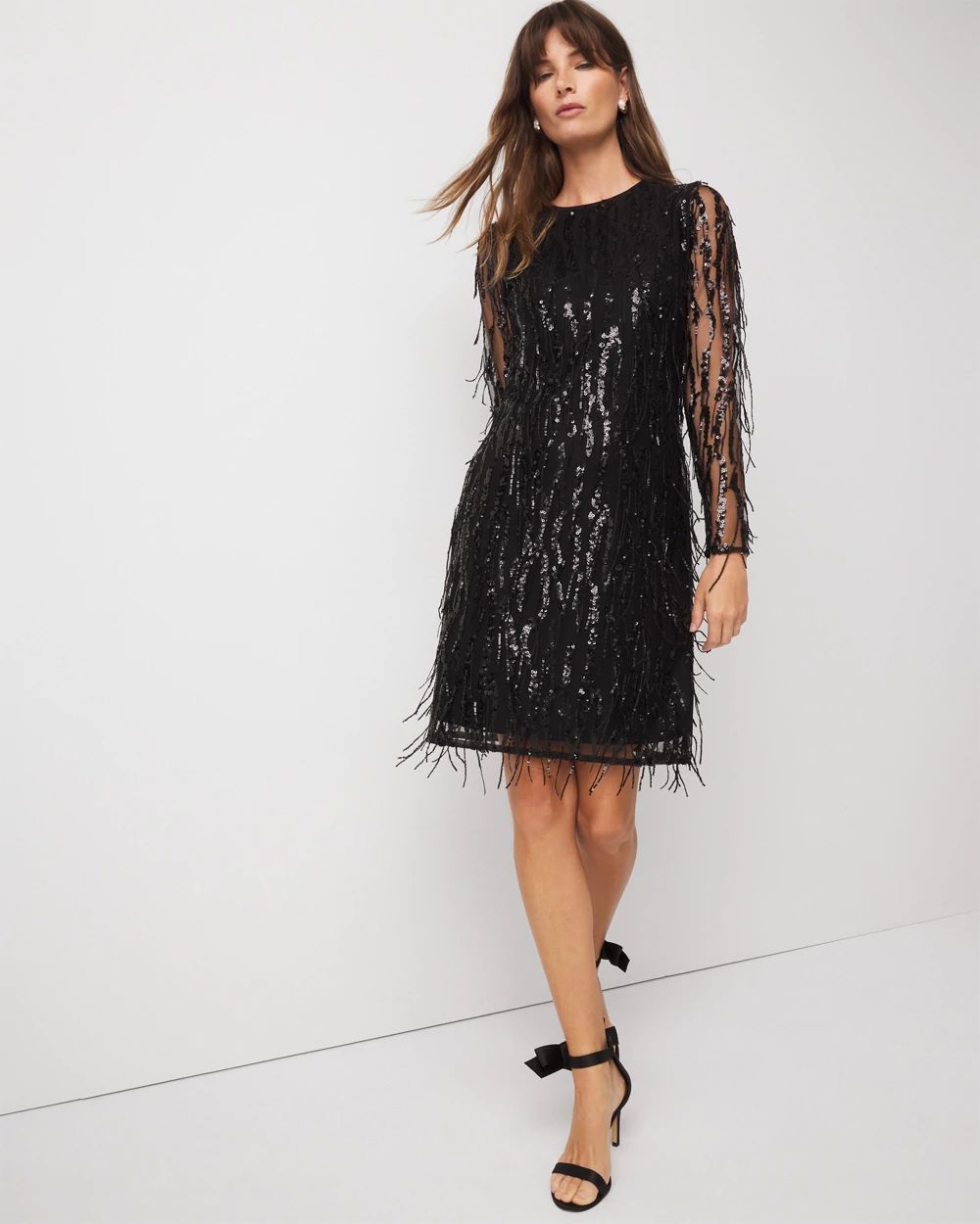 Sequin Fringe Dress