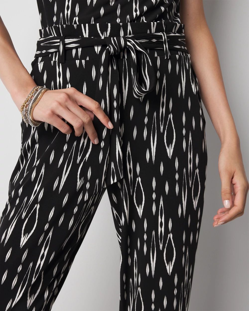 Petite High-Rise Tapered Ankle Pants