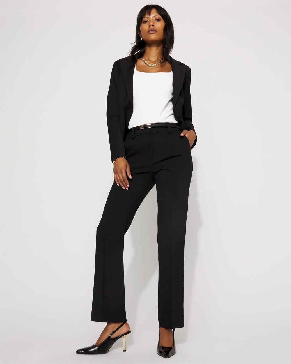 WHBM FORME™ All Ways Stretch Square Neck Top