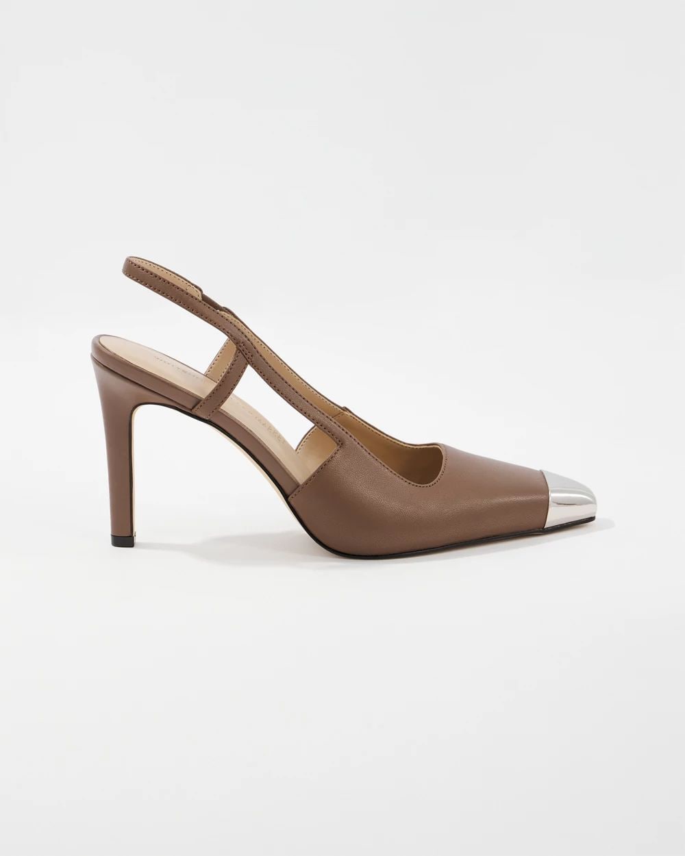 Capped Toe Slingback