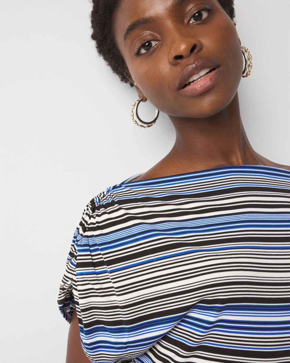 Asymmetric Ruched Top