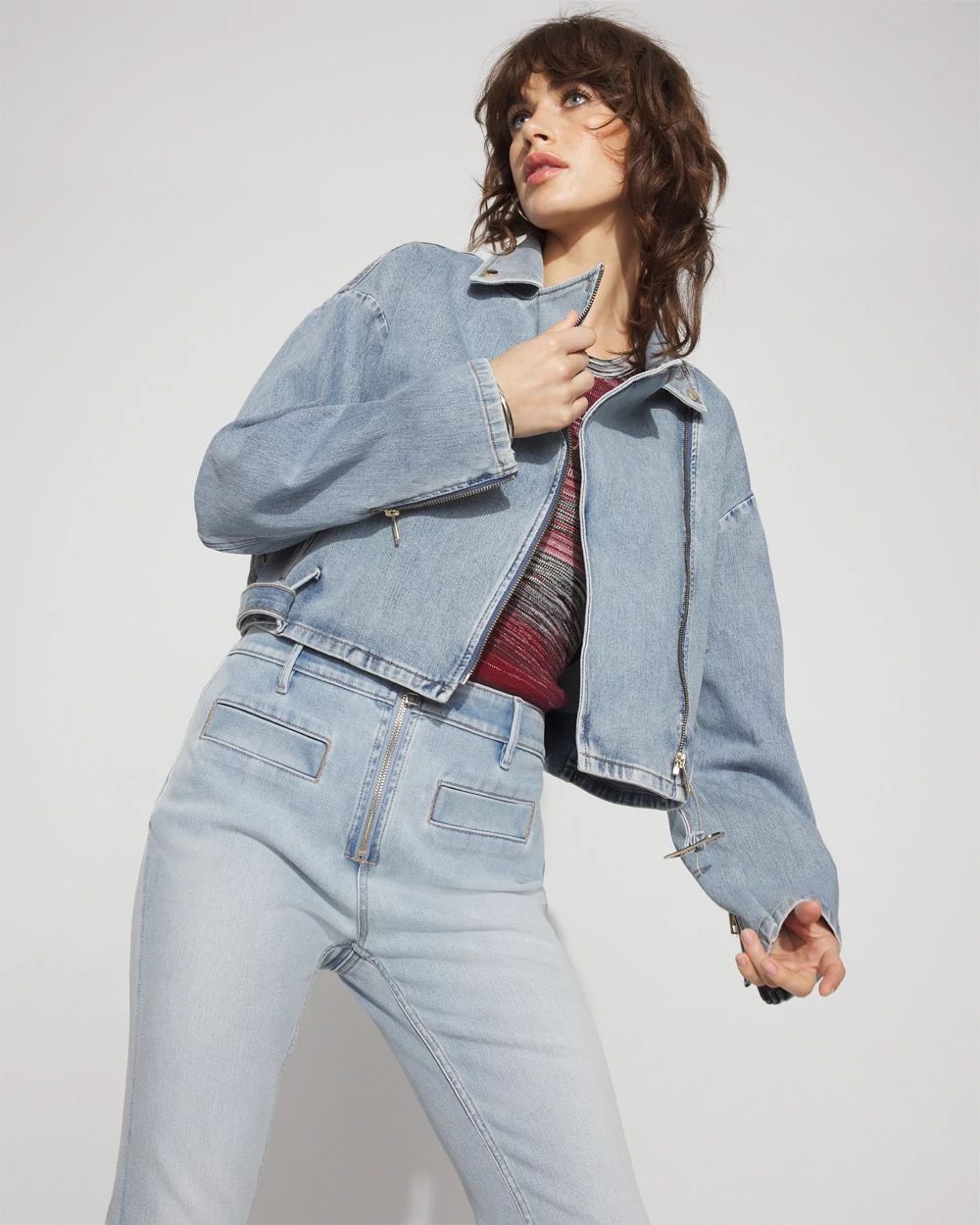 Denim Moto Jacket