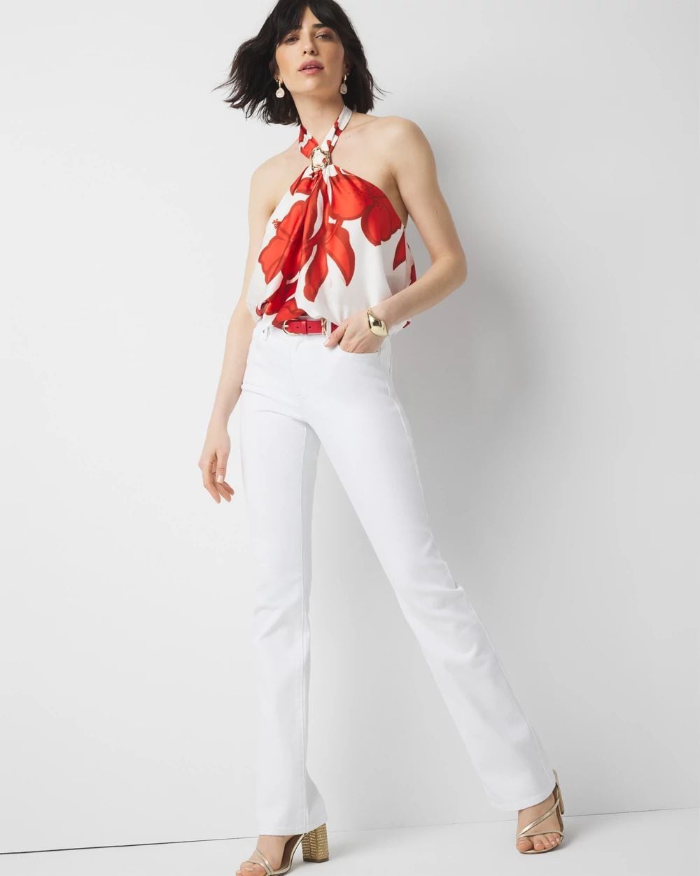 Mid-Rise Bootcut Jean