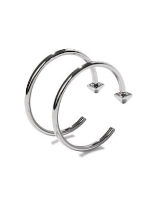 Silver Hoop Earrings