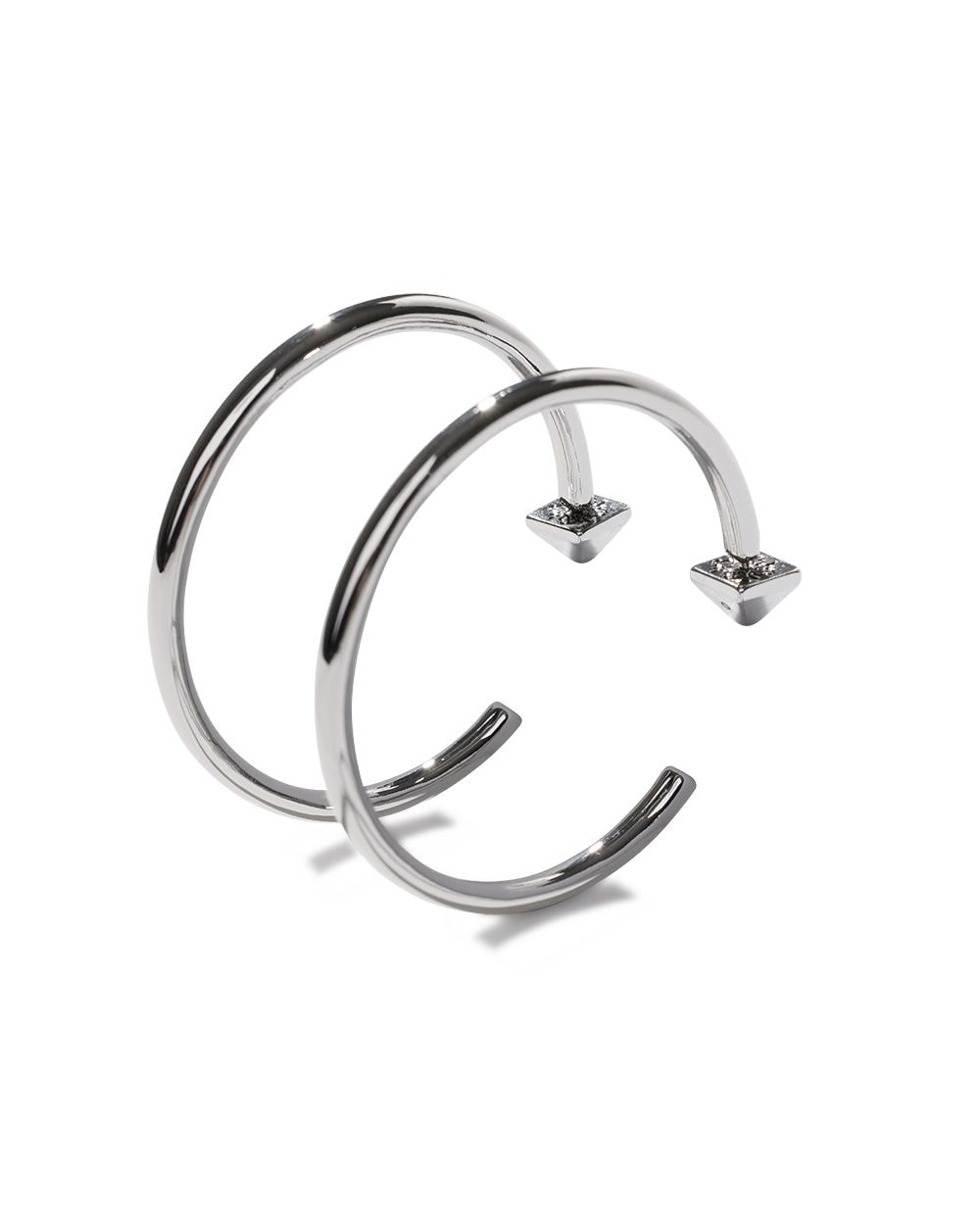 Silver Hoop Earrings