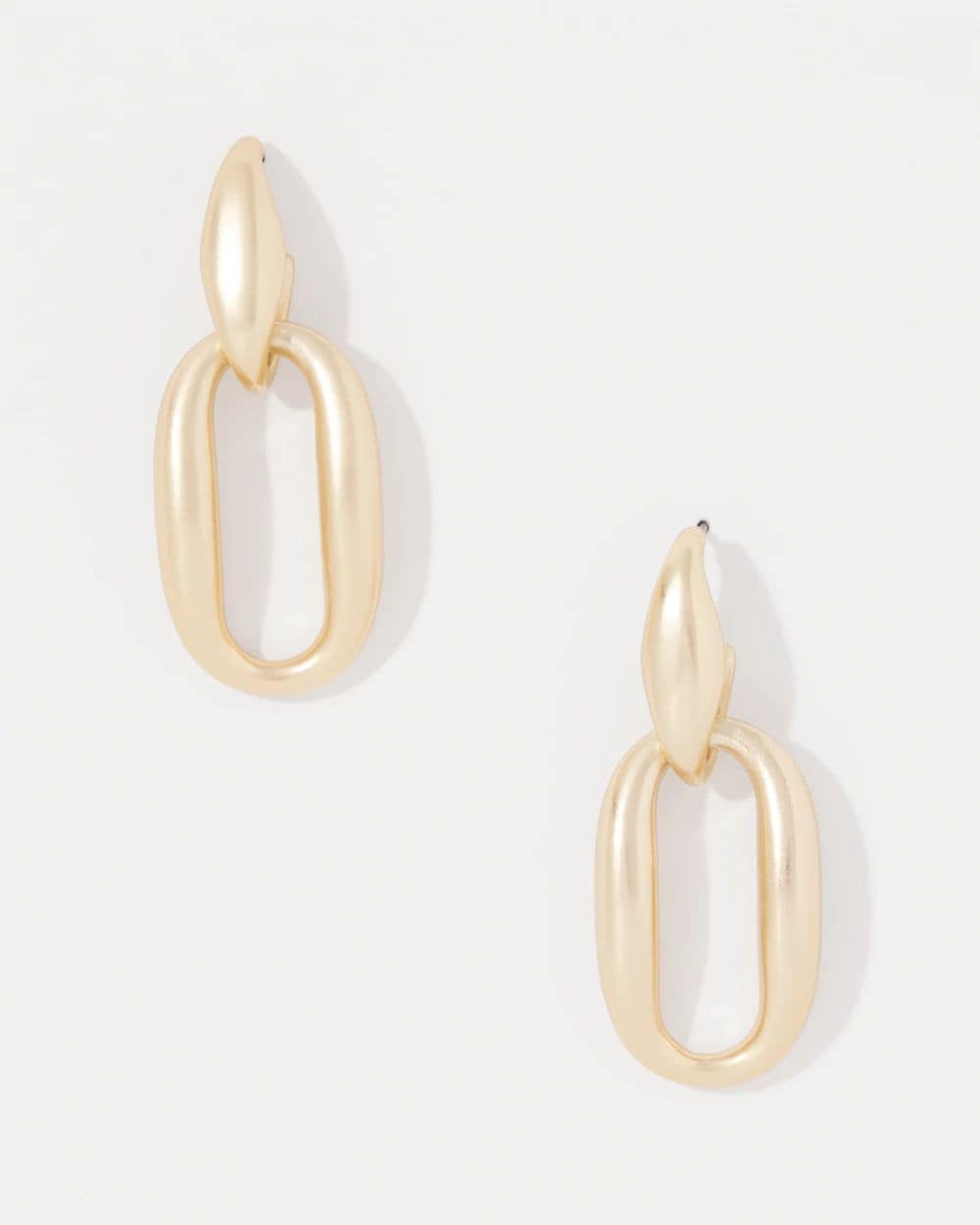 Pillowy Links Drop Earrings