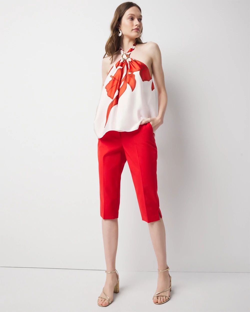 WHBM® Elle Slim Capri Pant