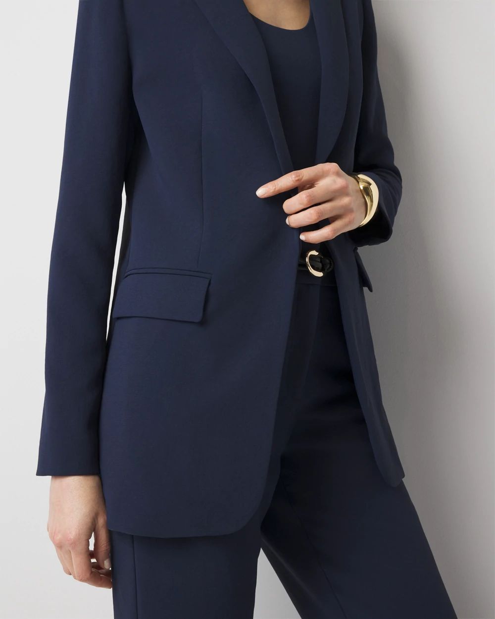 Open Front Blazer