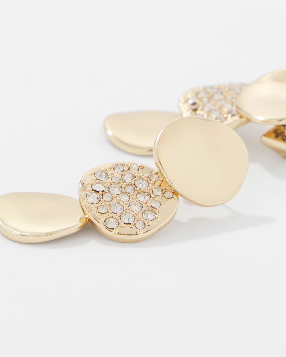 Pavé Discs Earrings