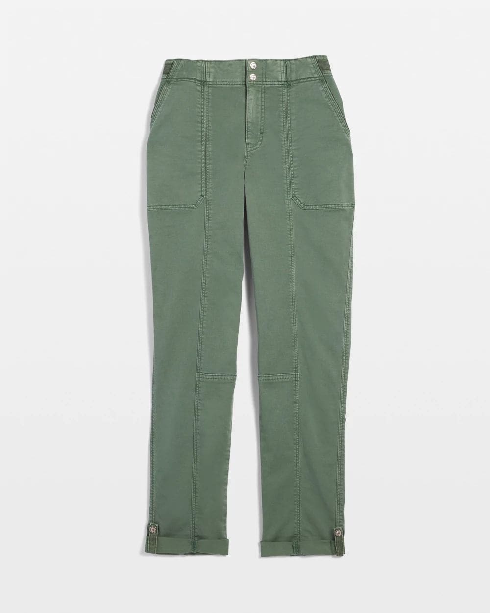 Mid-Rise Pret-A-Pedi Straight Crop Pants