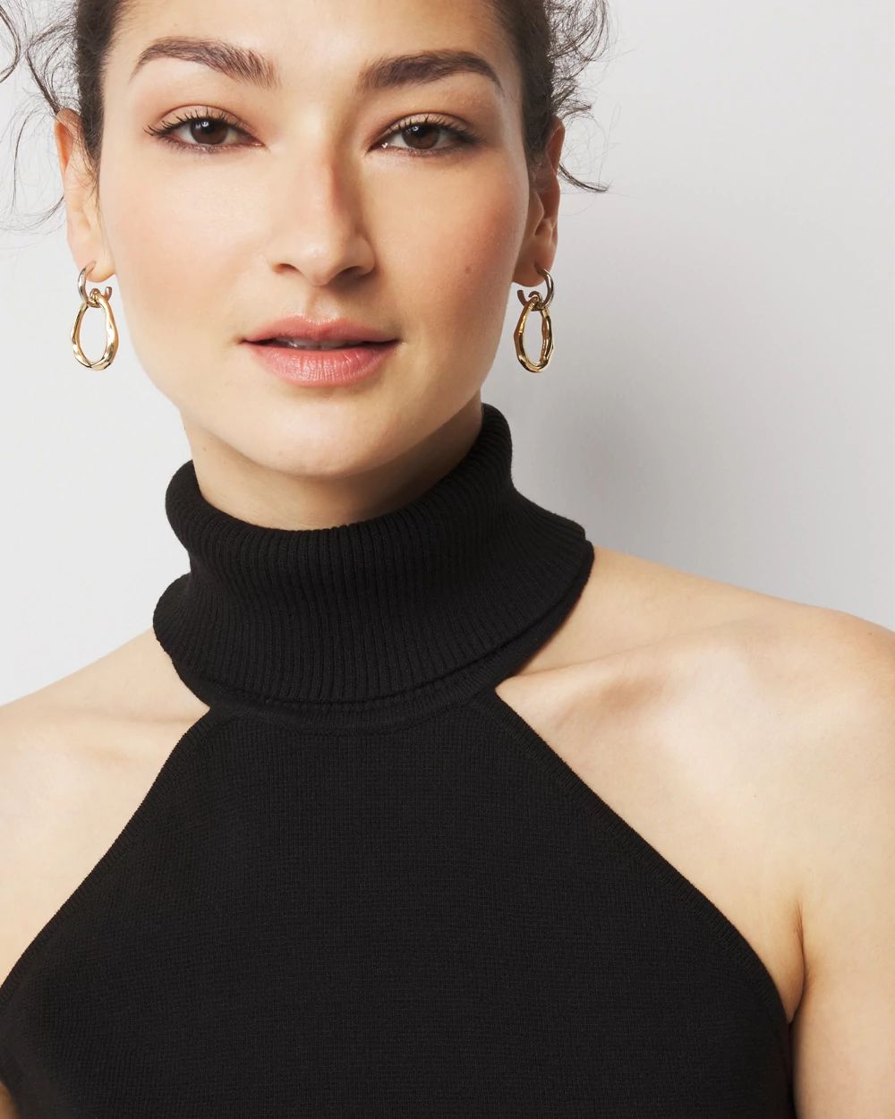 Halter Turtleneck Sweater