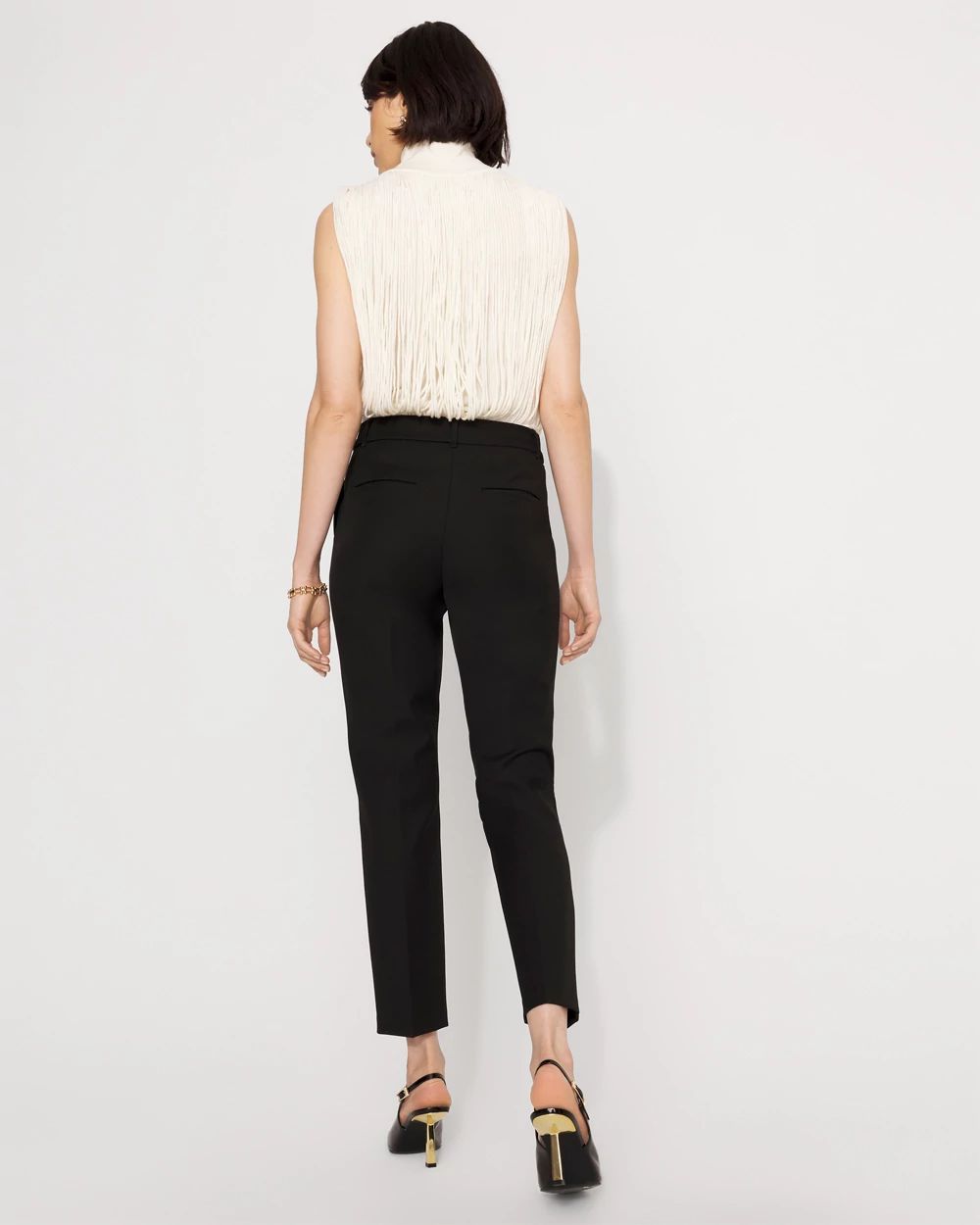 Mid-Rise Elle Slim Ankle Pant