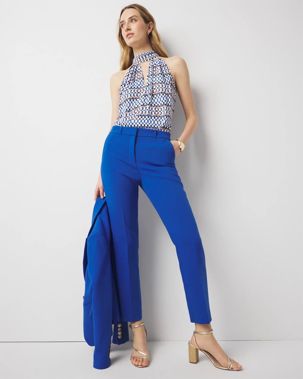 Cut Out Tie-Neck Halter