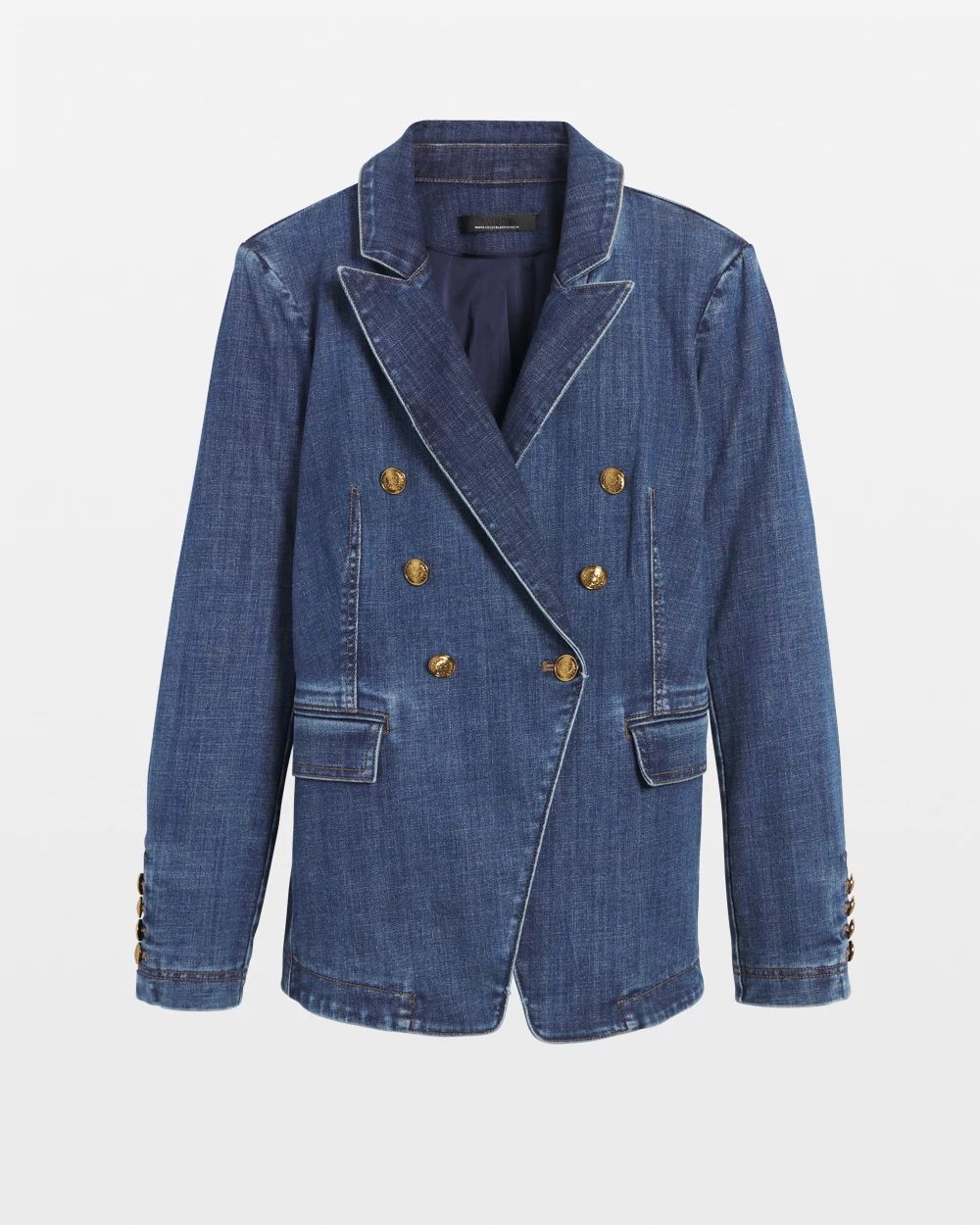 WHBM® Denim Studio Blazer