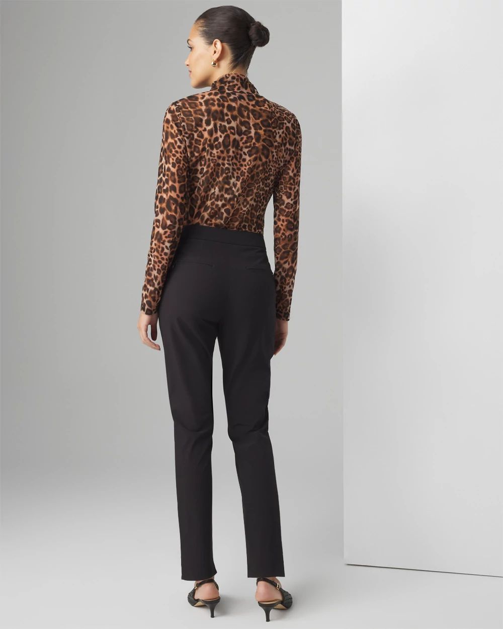 Pintuck Tapered Trouser