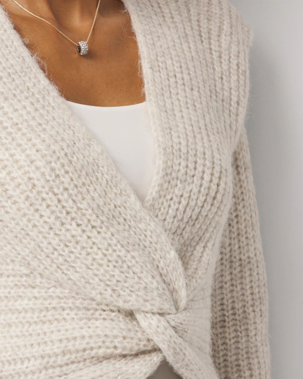 Front Twist Sweater