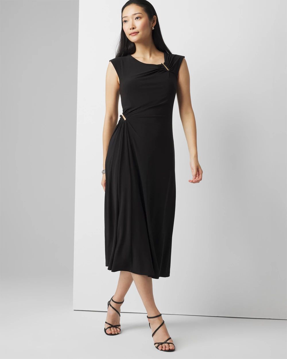 Matte Jersey Midi Dress