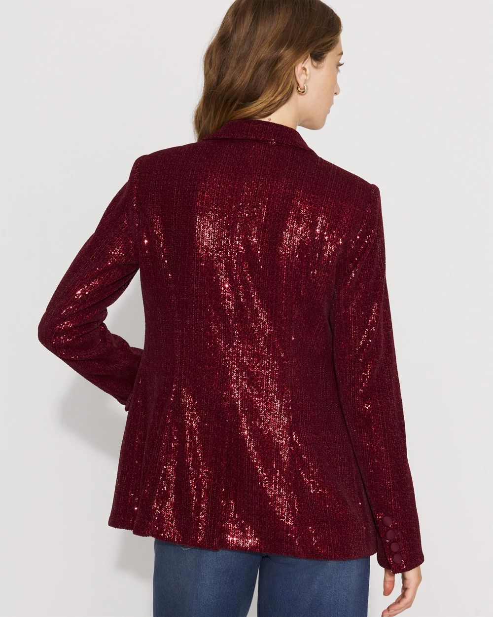 WHBM® One-Button Sequin Blazer