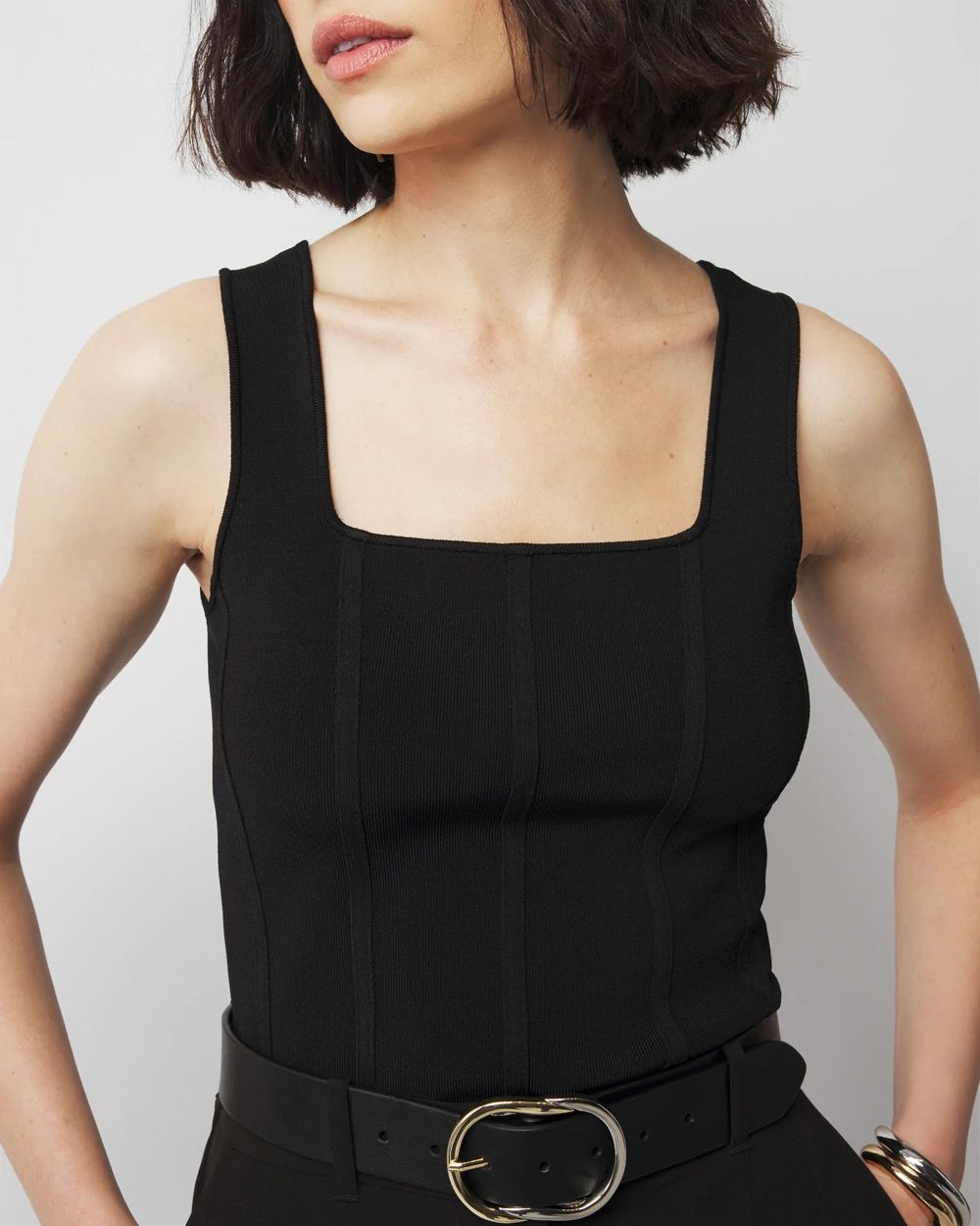 WHBM FORME™ Sculpt Stretch Sweater Corset