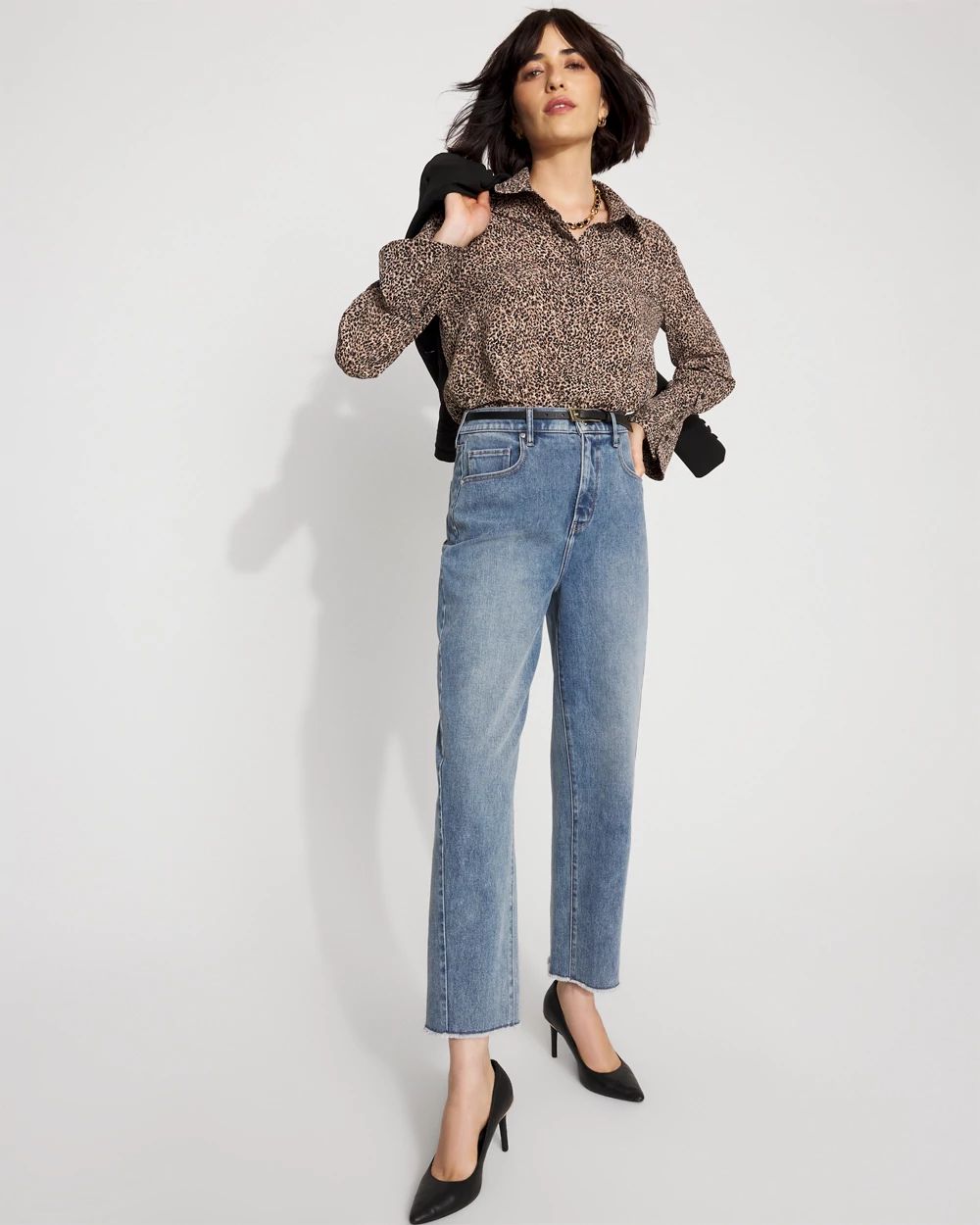 Extra High-Rise Barrel Jean