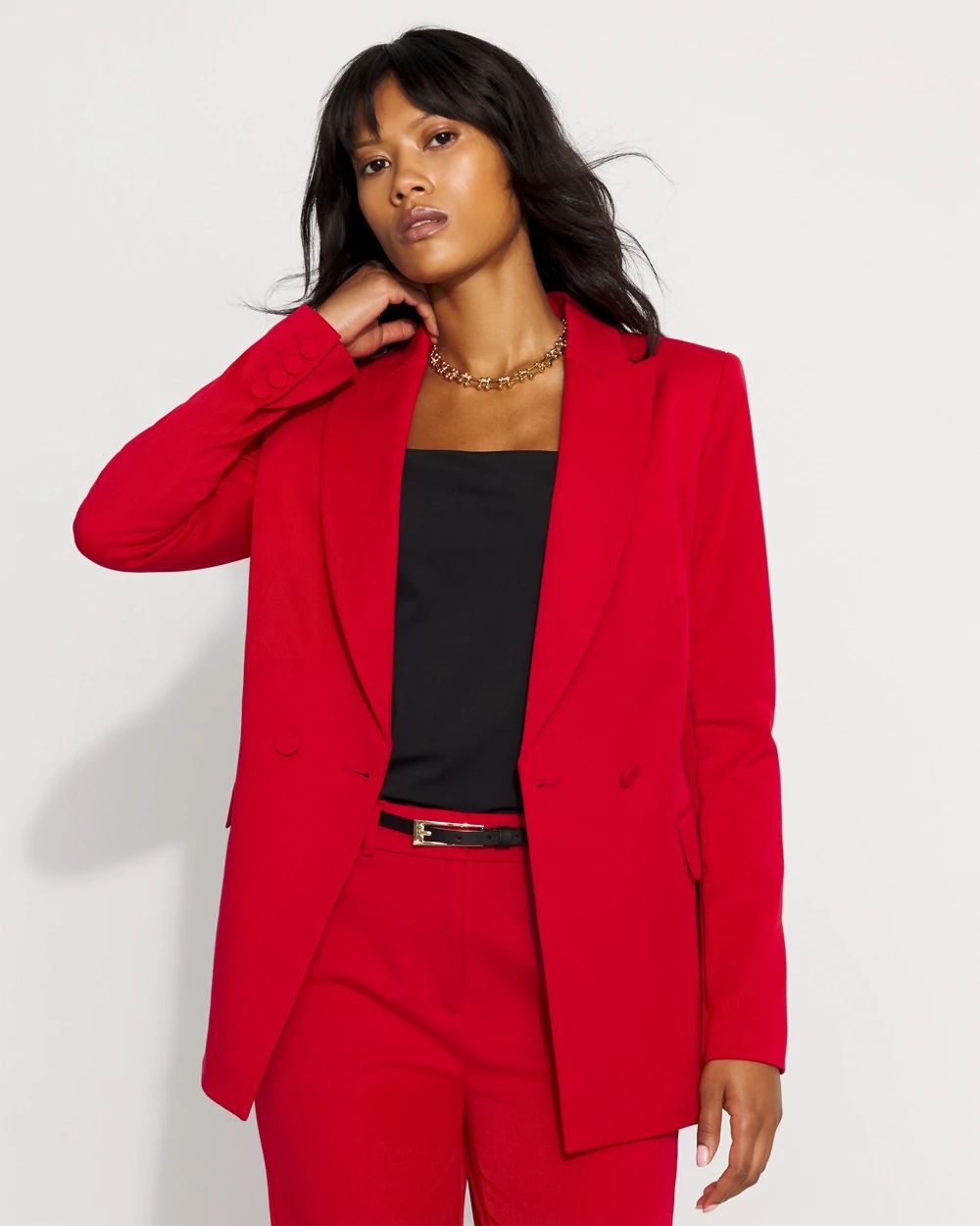 Double-Breasted Blazer