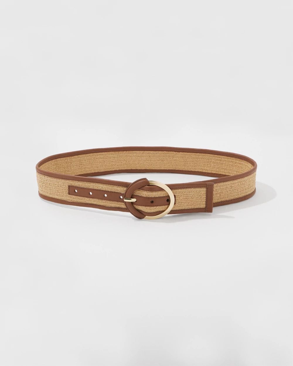 Raffia Denim Belt