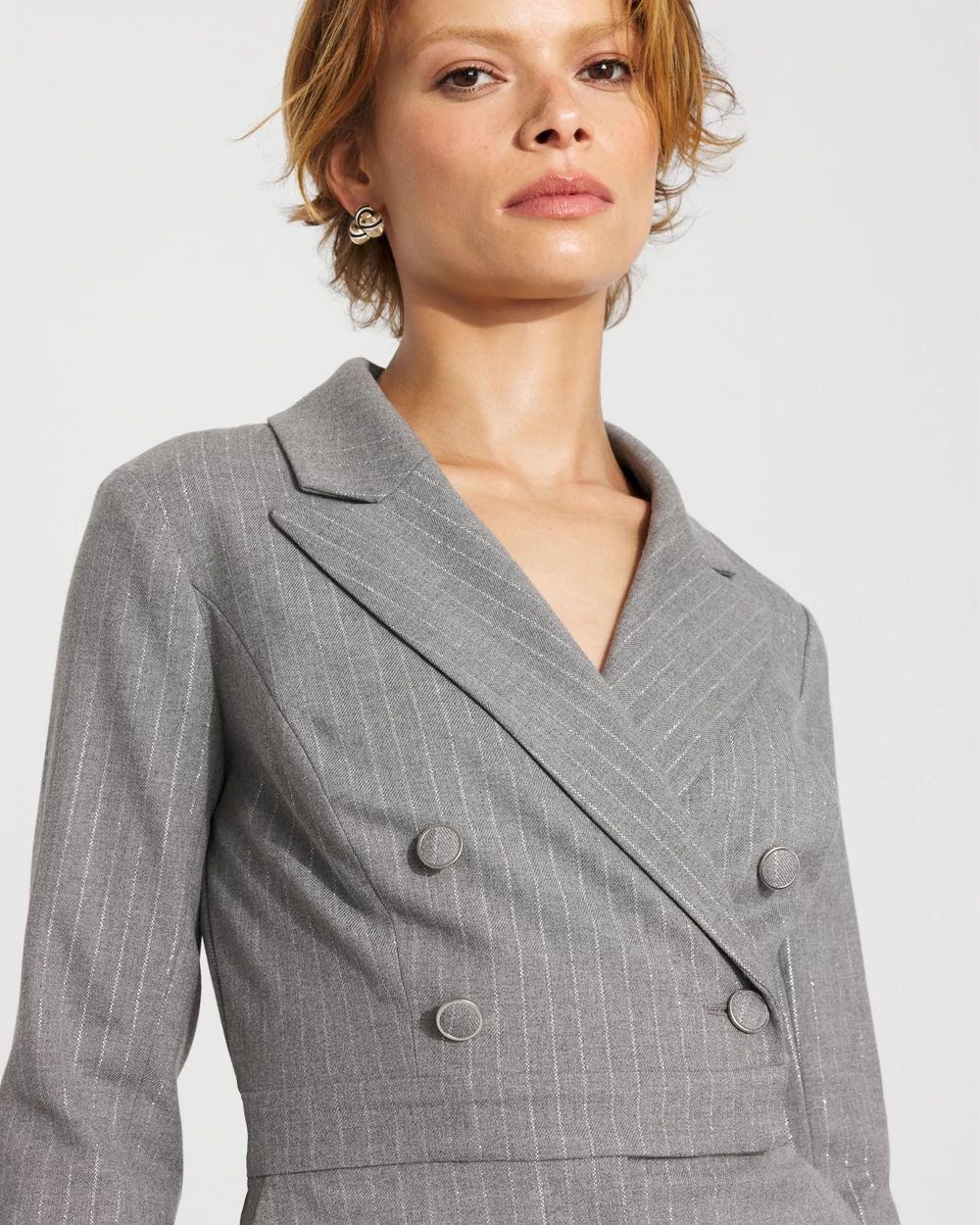 Long Sleeve Double-Breasted Jumpsuit