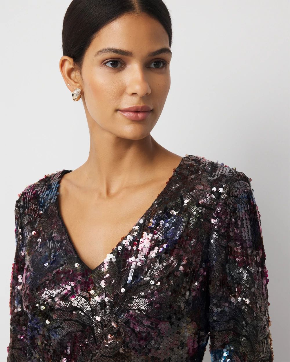 Petite Sequin Sheath Dress