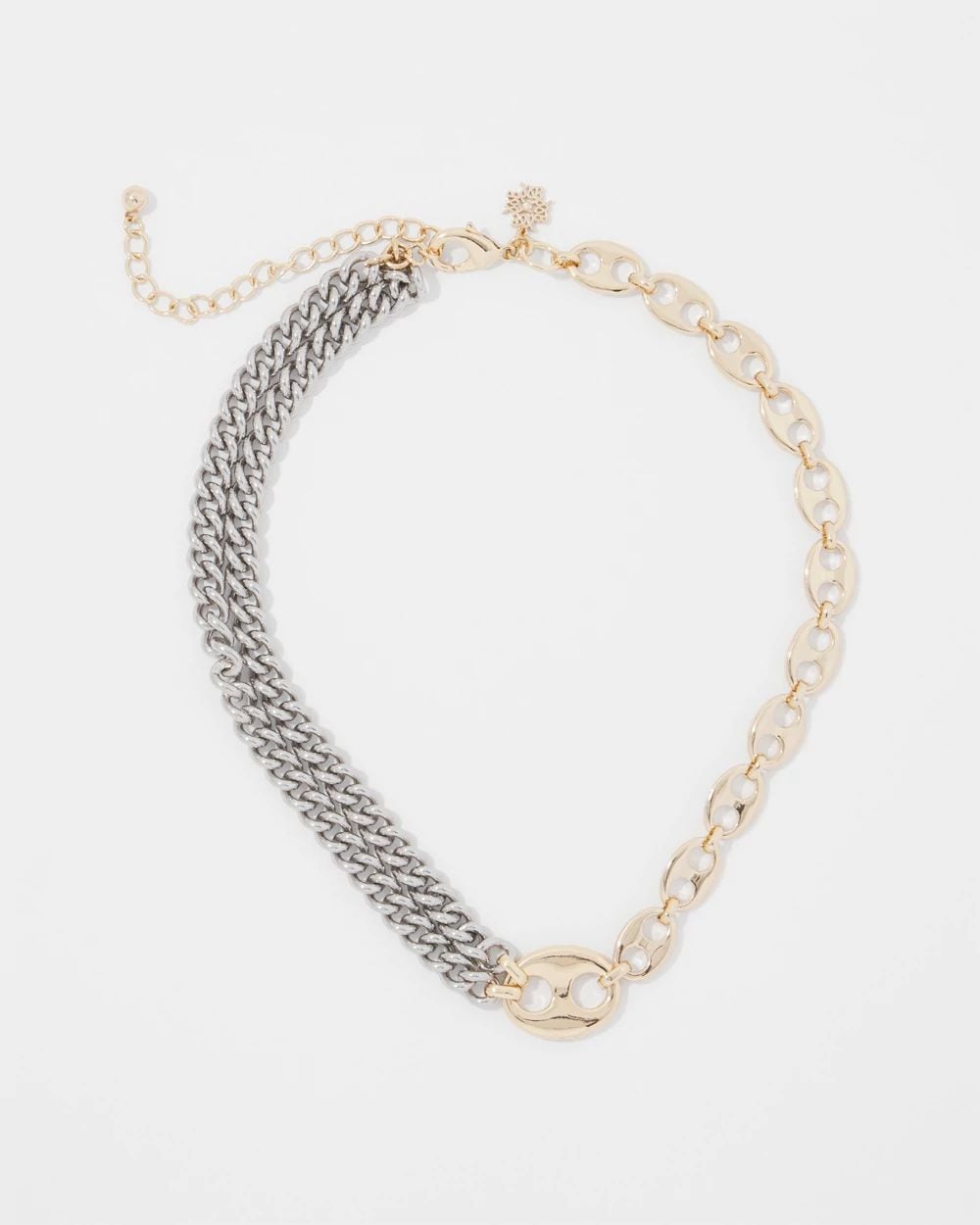Gold + Silver Mariner Links Necklace