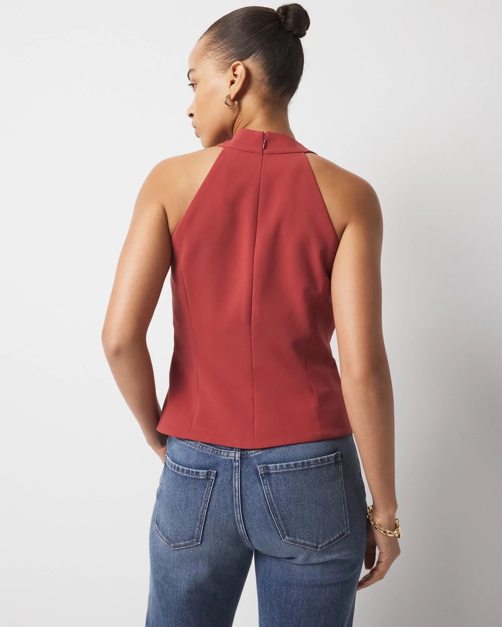 Crossover Halter Vest