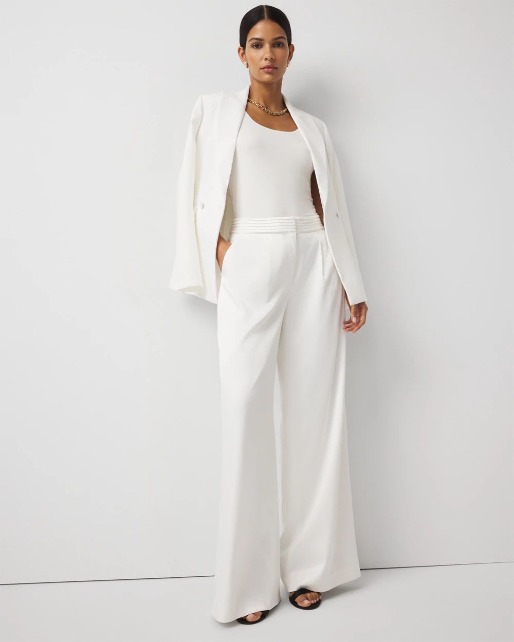 Satin Ultra Wide Leg Pant