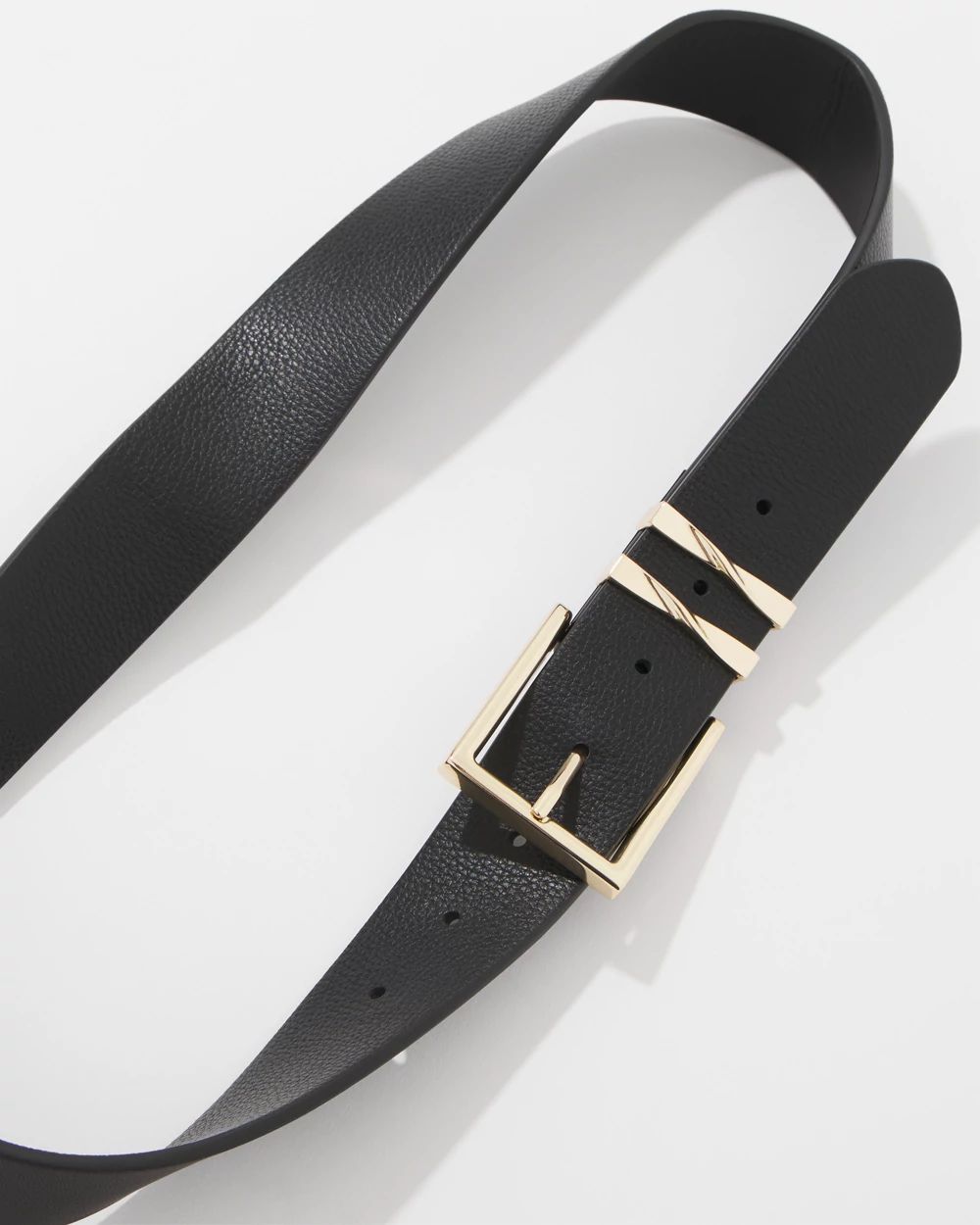 Gold Twist Denim Belt