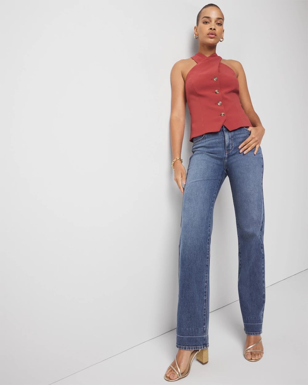 Crossover Halter Vest