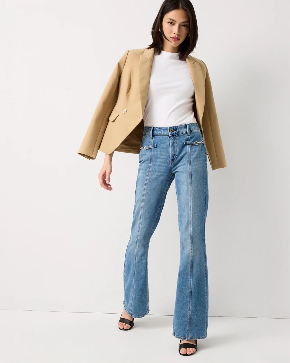 WHBM FORME™ All Ways Stretch High-Crewneck Tank Top